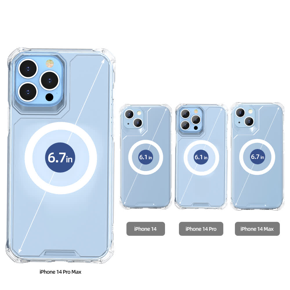 Original Shockproof 3rd TPU+PC Generation Crystal Diamond Armor Case Magnetic Enhanced Version Series