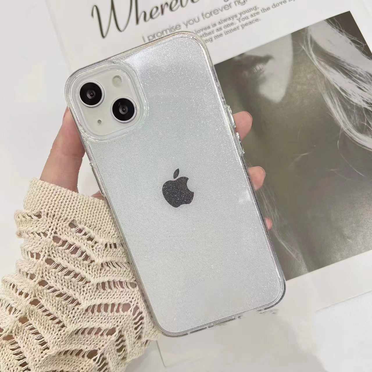 New fashion Shockproof phone case Transparent Color Gradient phone Shell for iphone 14 pro max