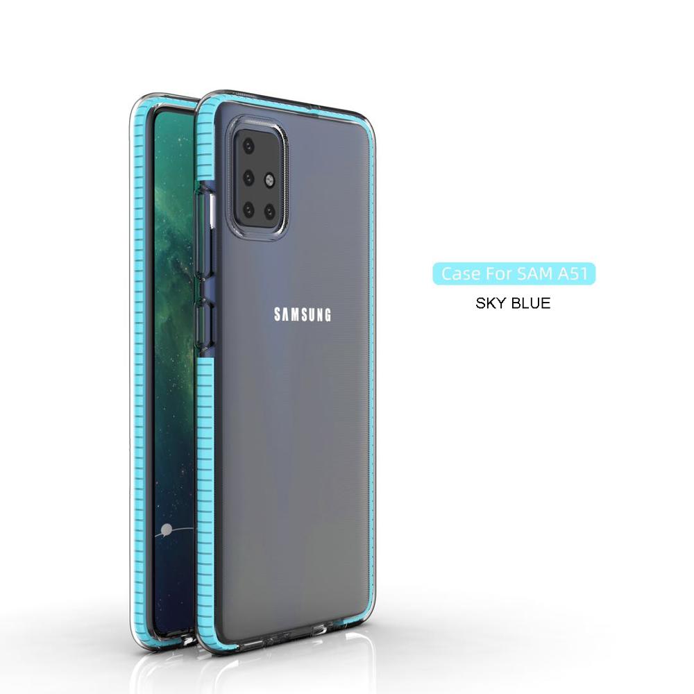 Soft Shockproof TPU TPE Clear Bumper Phone Case for Samsung A51 New Cover Mobile Phone Case Cover