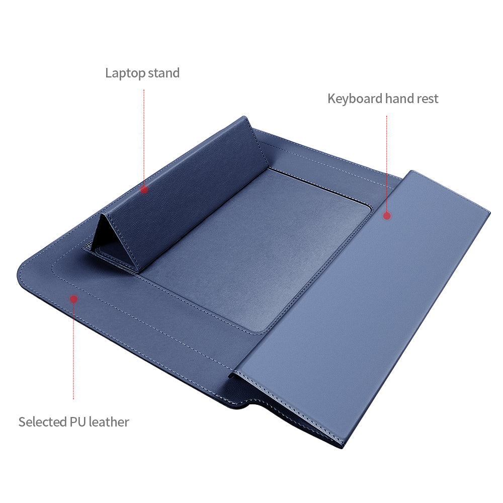 Light Weight Modern Design Protective Laptop Sleeve PU Leather Waterproof Laptop Bag Briefcase for MacBook 12 13 15 16 Inches
