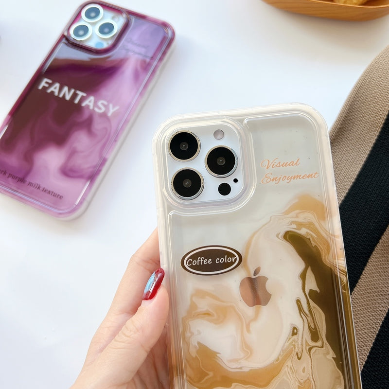 Custom Imd Tpu Phone Case Glitter Pink Marble Phone Case For Iphone 11 12 13 14 Pro Max