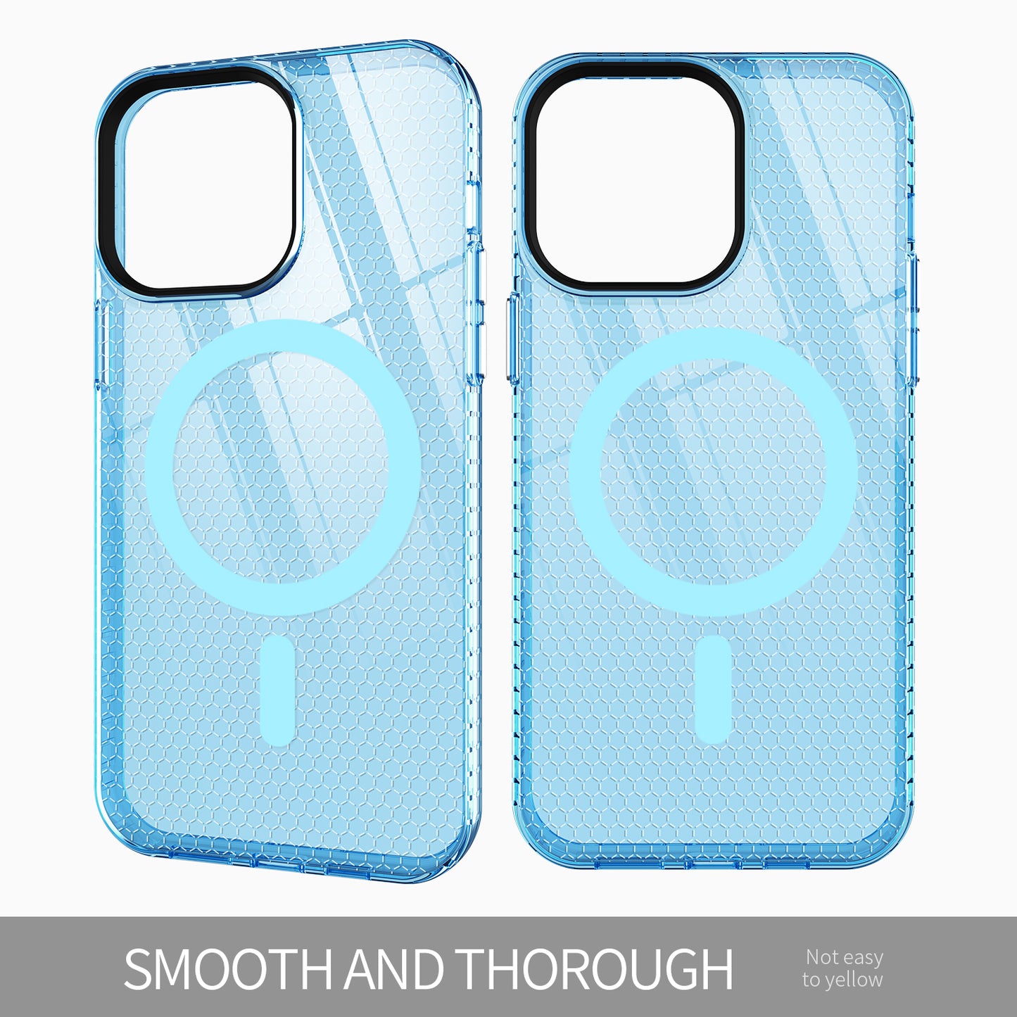 New Clear Wireless Charging Cell Mobile Phone Case solid color Magnetic Phone Cover for iphone 14