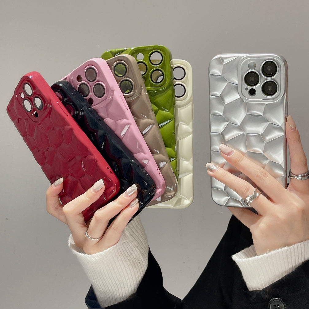 Latest Camera Protection Blu-ray Paint TPU Mobile Cover Phone Case For Iphone 11 Pro Max Cover Cases 12 Pro Max 13 Pro Max