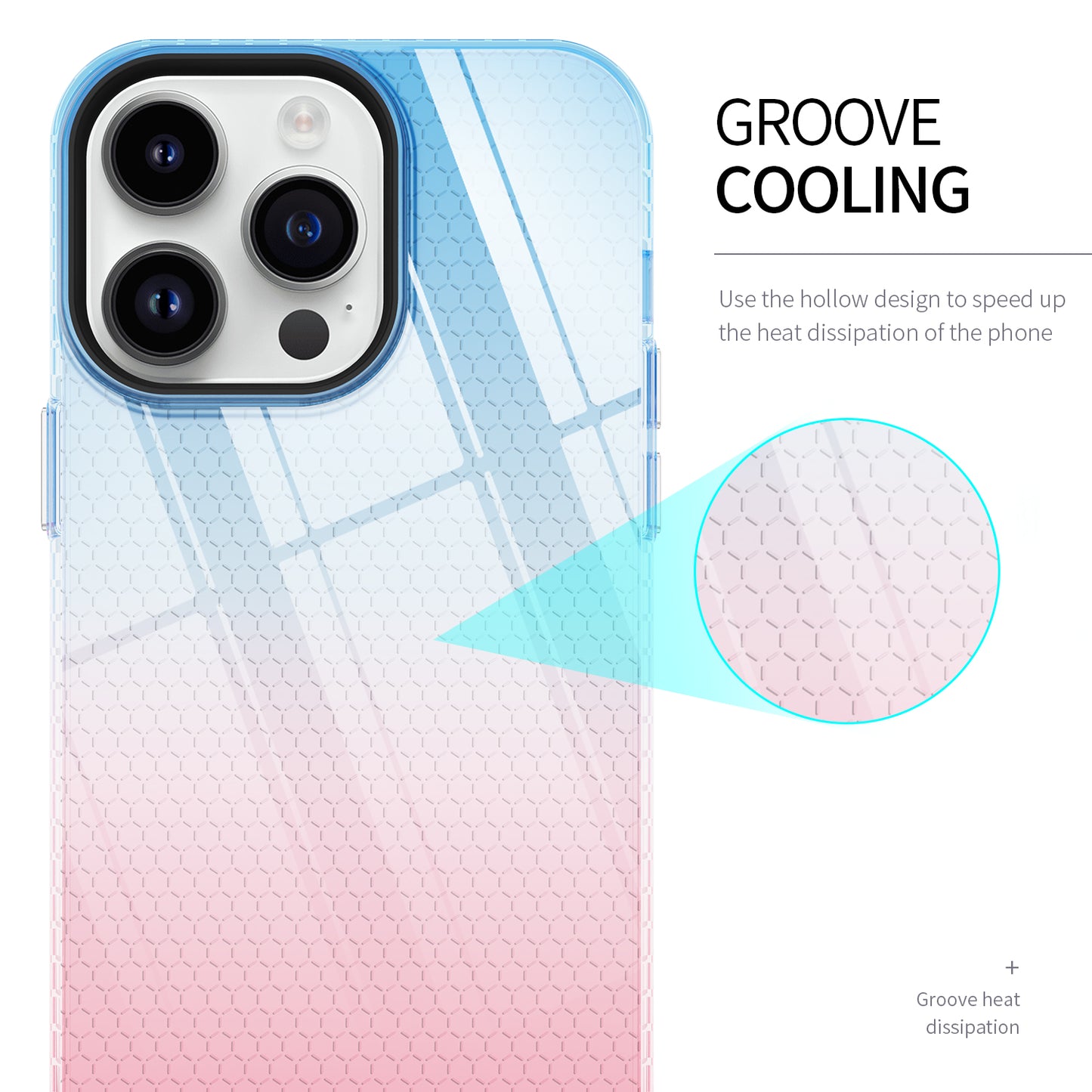 gradient rainbow phone case transparent mirror hard pc back phone cover for iphone 11 pro max
