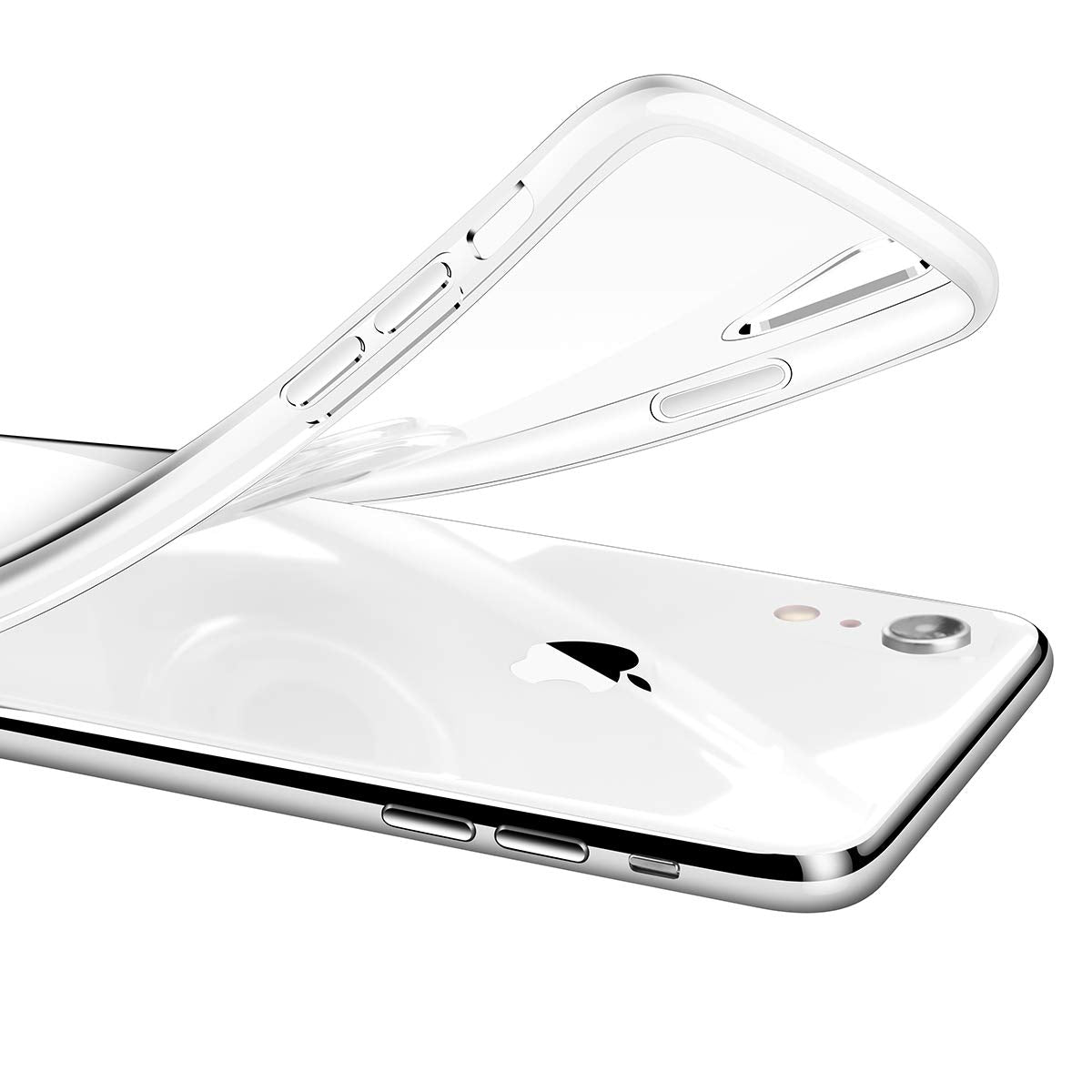 XR phone case ring holder clear cover TPU protective shell phone cover thin case for iPhone XR