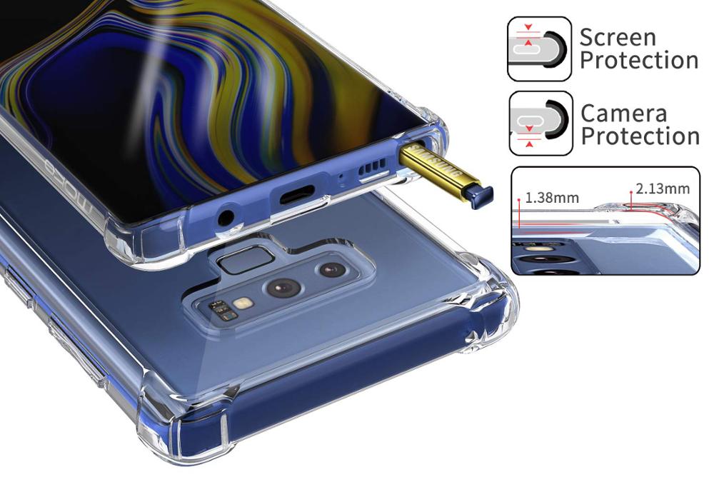 For Samsung Galaxy Note 9 Case TPU+PC Shockproof Armor Mobile Phone Case For Samsung S8 S9 Plus