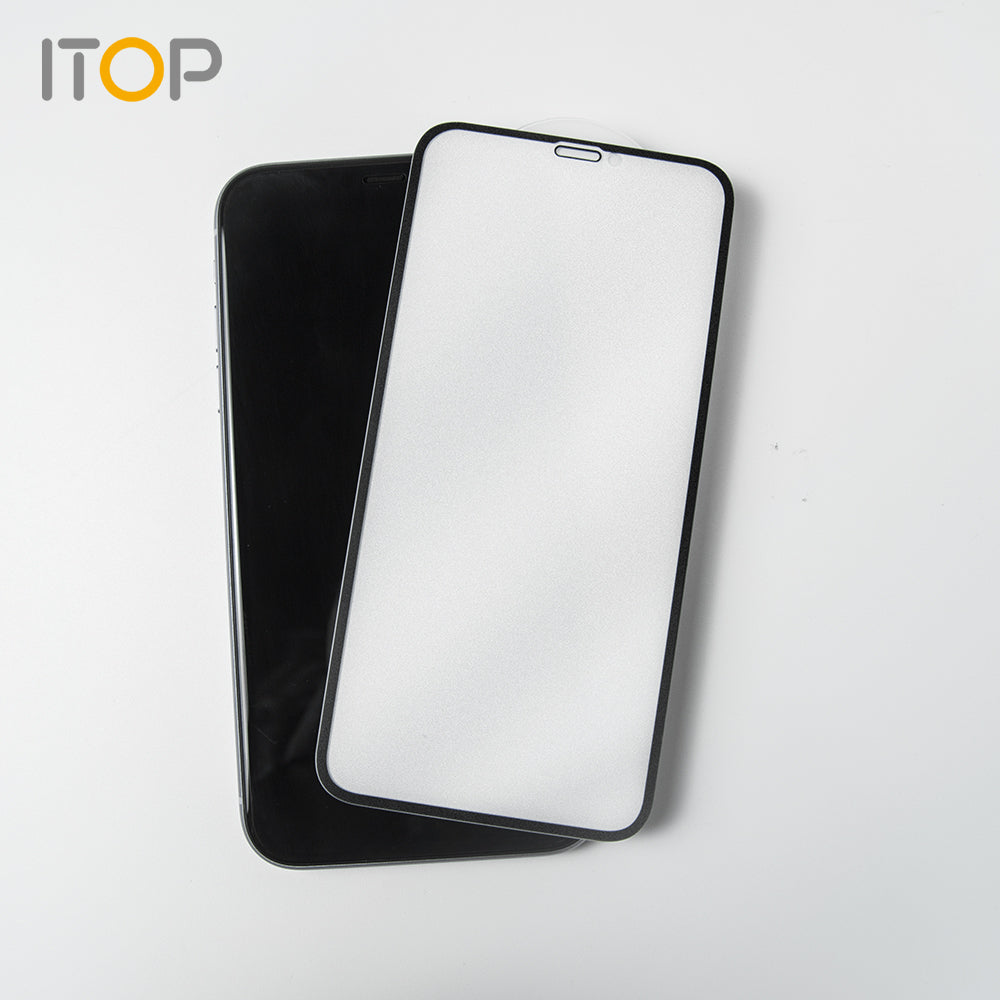 ITOP Anti-Fingerprint Matte Premium Cell Phone Protective Glass Mobile Phone Screen Protector for iPhone 11 Pro Max 11 XS Max 12