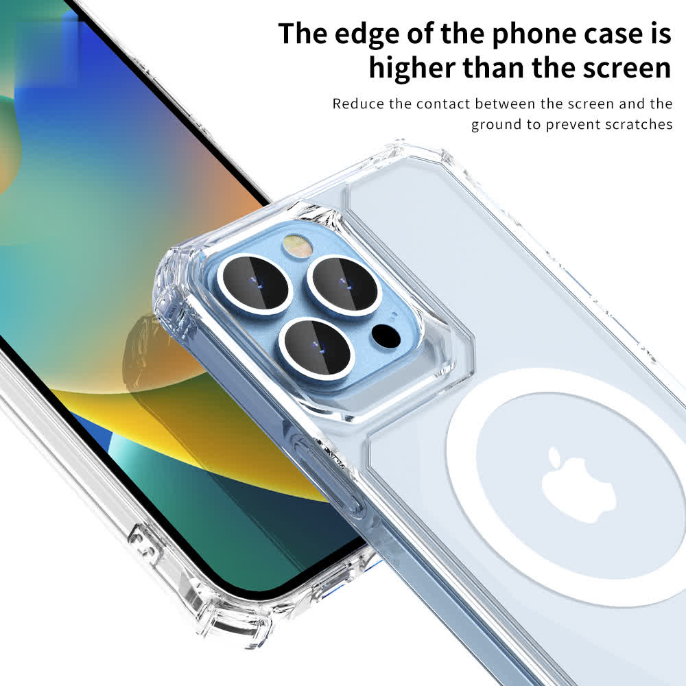 Custom Fashionable Water Proof Phone Cases TPU+PC Generation Crystal Diamond Armor Case Magnetic Enhanced Version Series