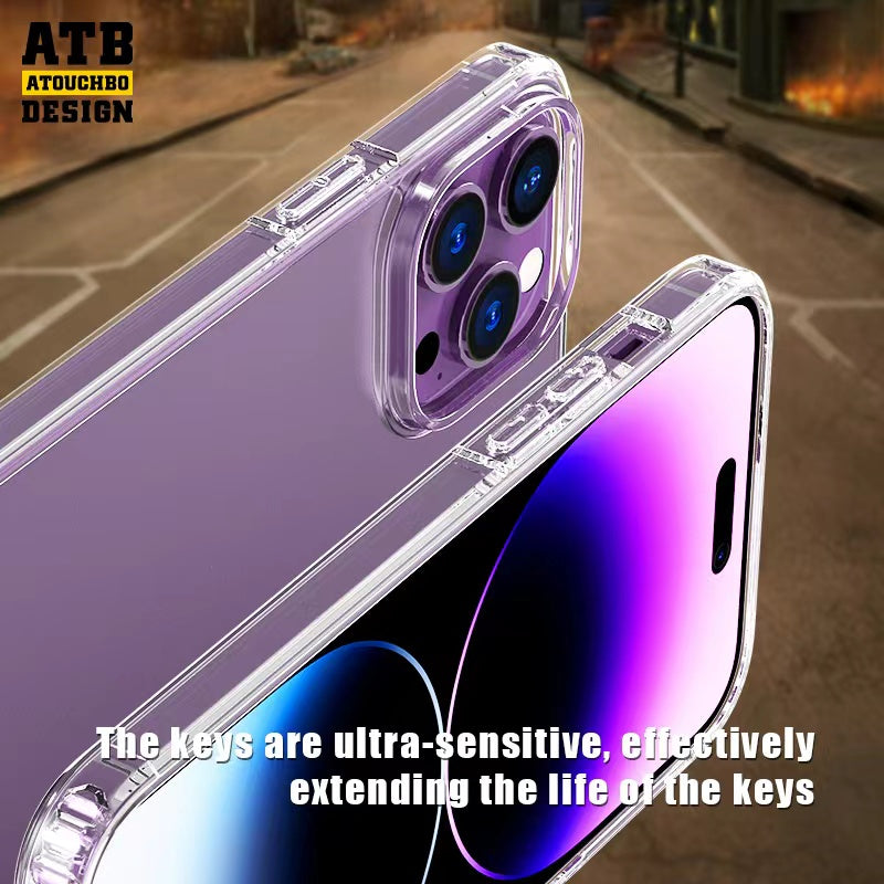 New Arrivals OEM High Transparency Phone Case For IP 12 13 14 Crystal Diamonds Mobile Phone Bags Factory Price