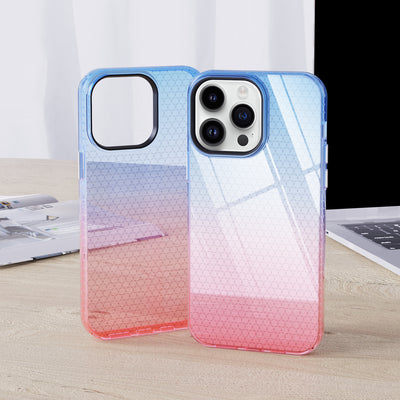 Luxury design phone accessories shockproof gradual change color mobile phone designer cases for iPhone 14 pro max