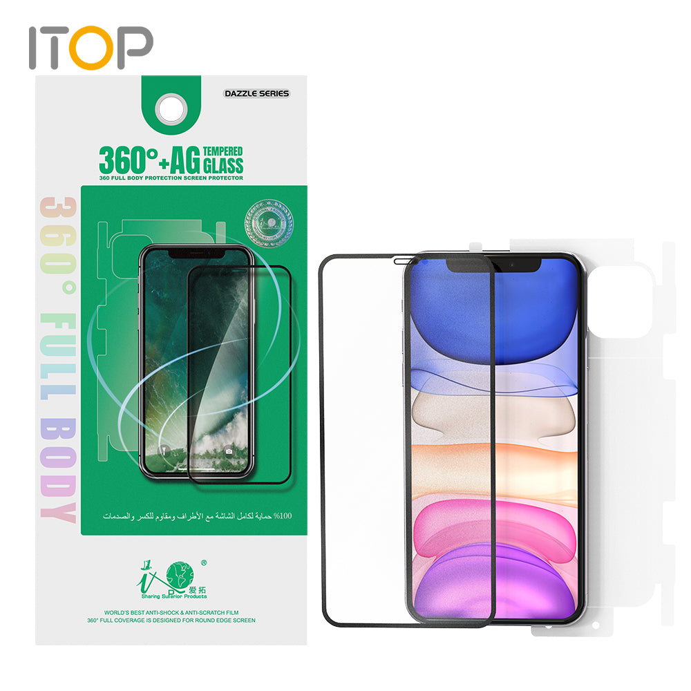 ITOP Anti-Fingerprint Matte Premium Cell Phone Protective Glass Mobile Phone Screen Protector for iPhone 11 Pro Max 11 XS Max 12