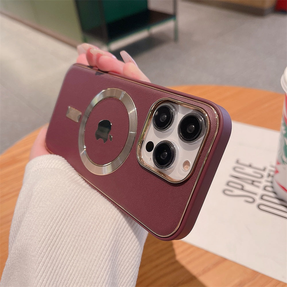 Accessories Soft Electroplating TPU skin Magnetic Protective Phone Case for iPhone 11