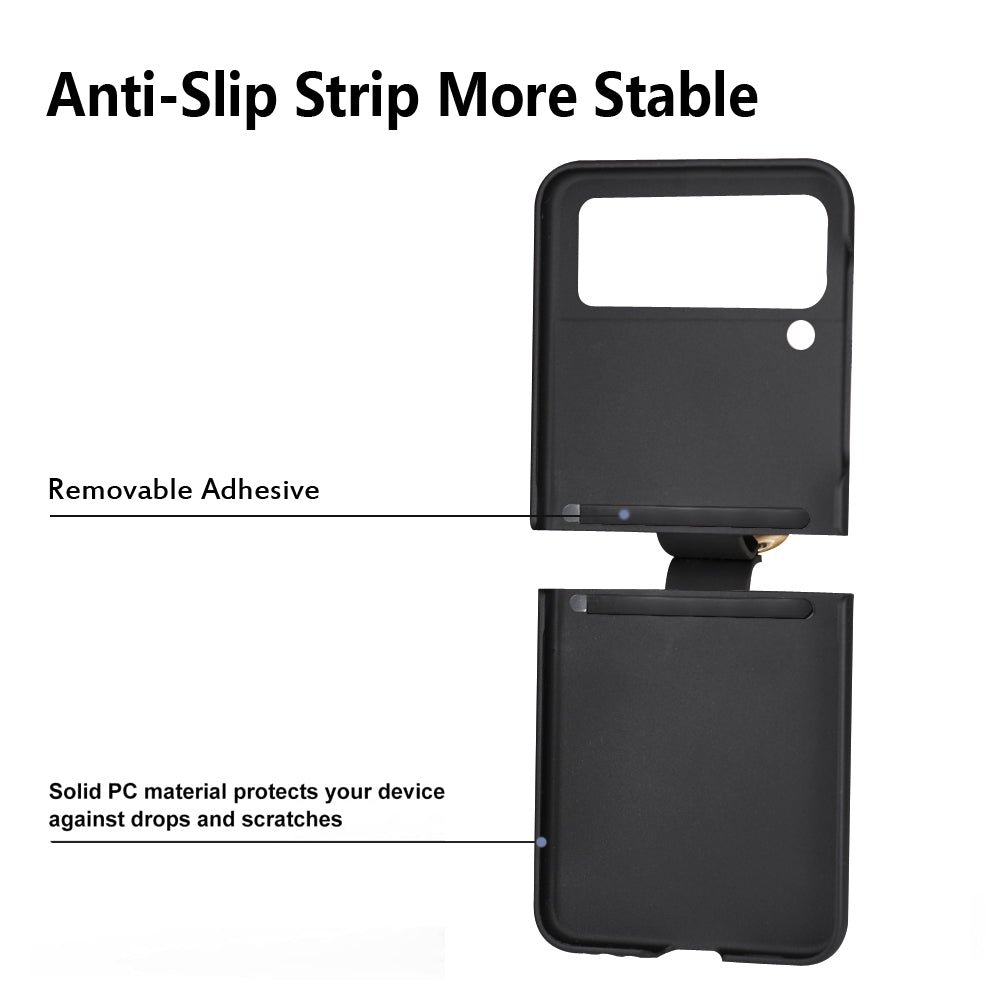 Fashion Slim Pc Protective Case Phone Case Cover With Anti-Slip Strip For Samsung Galaxy Z Flip 4