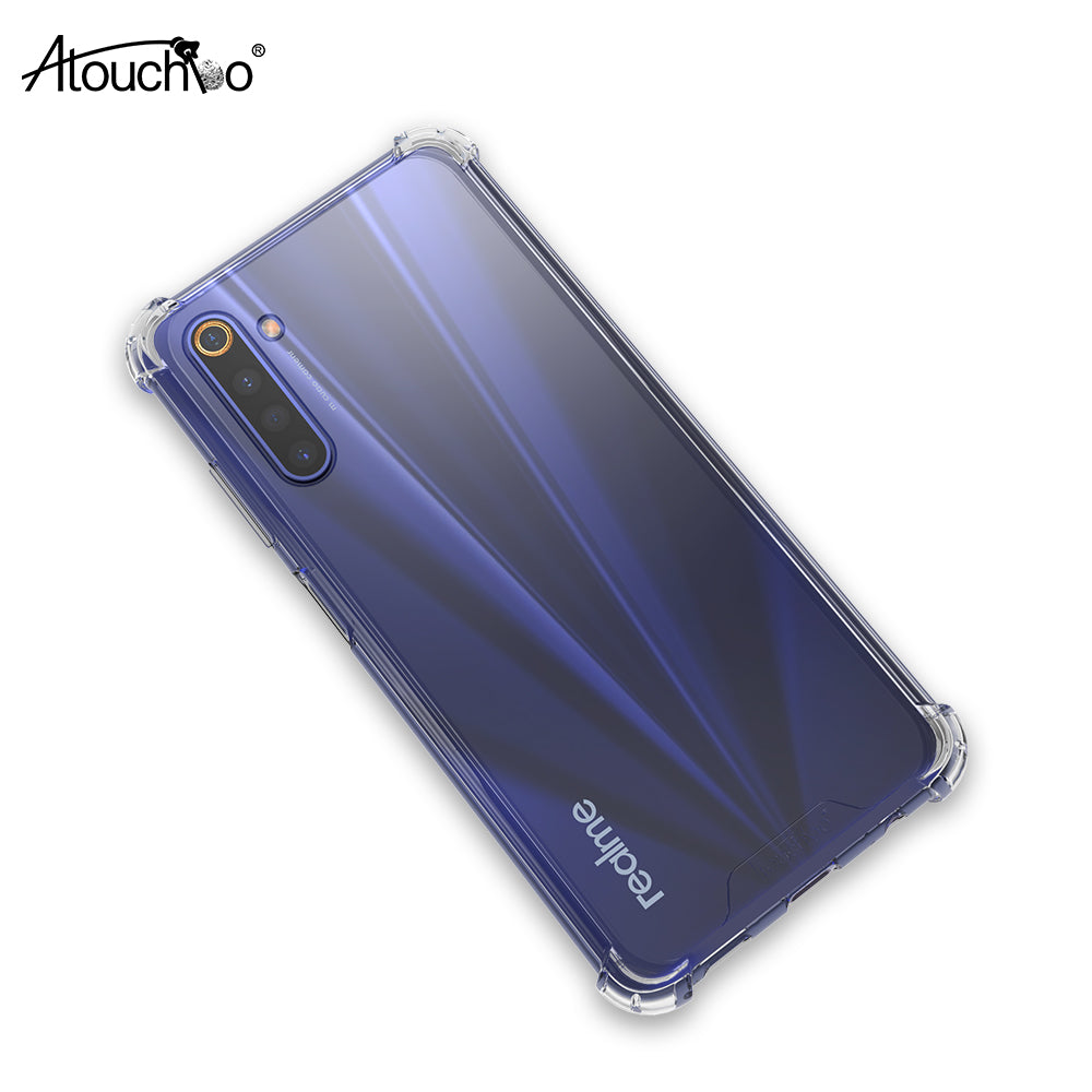 Atouchbo Clear Anti-Shock Phone Case for Realme 6 Pro 5 3 Transparent Back Cover for OPPO A92/A72/A52 Realme X2 Pro/Ace XT/X2