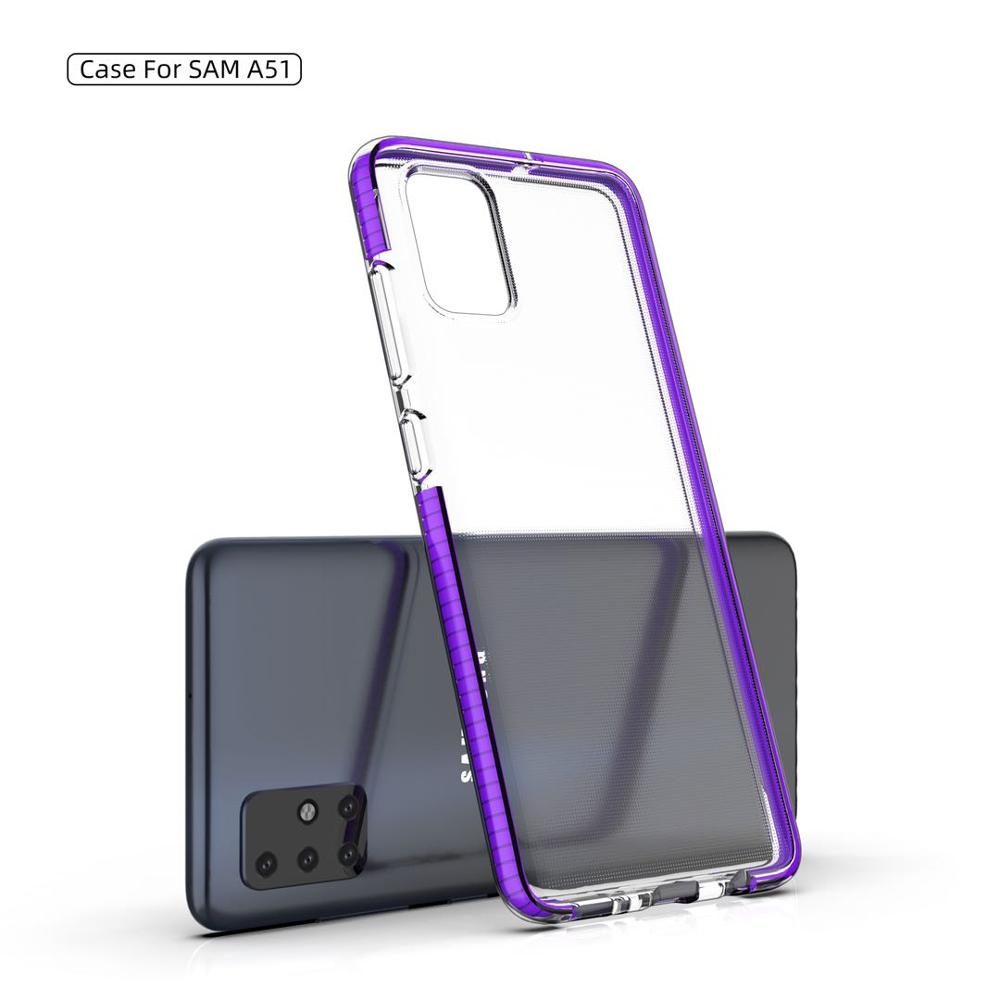 Soft Shockproof TPU TPE Clear Bumper Phone Case for Samsung A51 New Cover Mobile Phone Case Cover