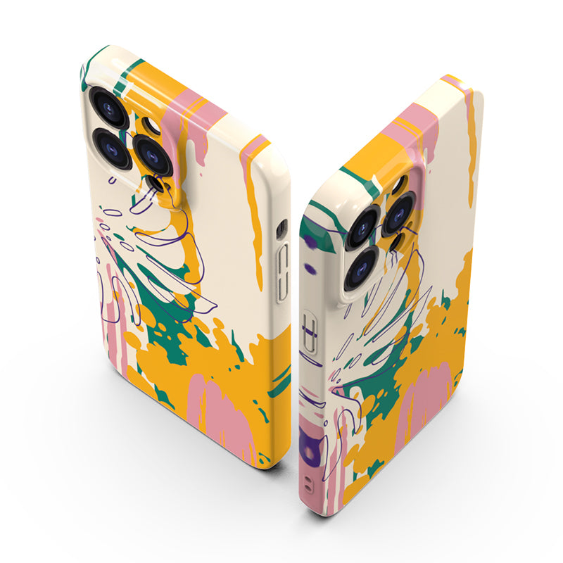 Luxury Ins style Artistic decorative painting series abstract painting phone case for iphone 13 14 pro max