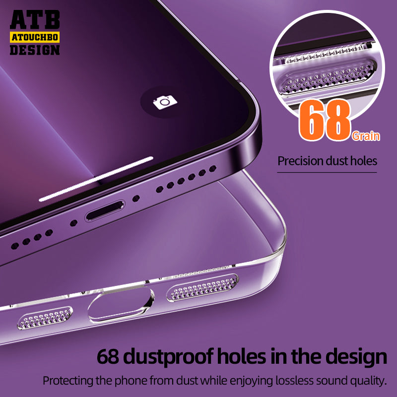 Atouchbo shockproof clear tpu transparent luxury designer cover for mobile iphone 13 14 pro max phone case