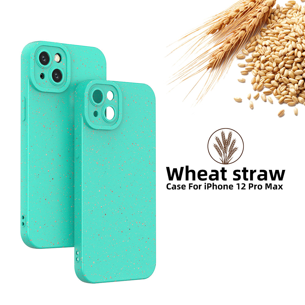 Eco friendly Colorful case mobile phone shell shockproof Wheat straw case for iphone 14