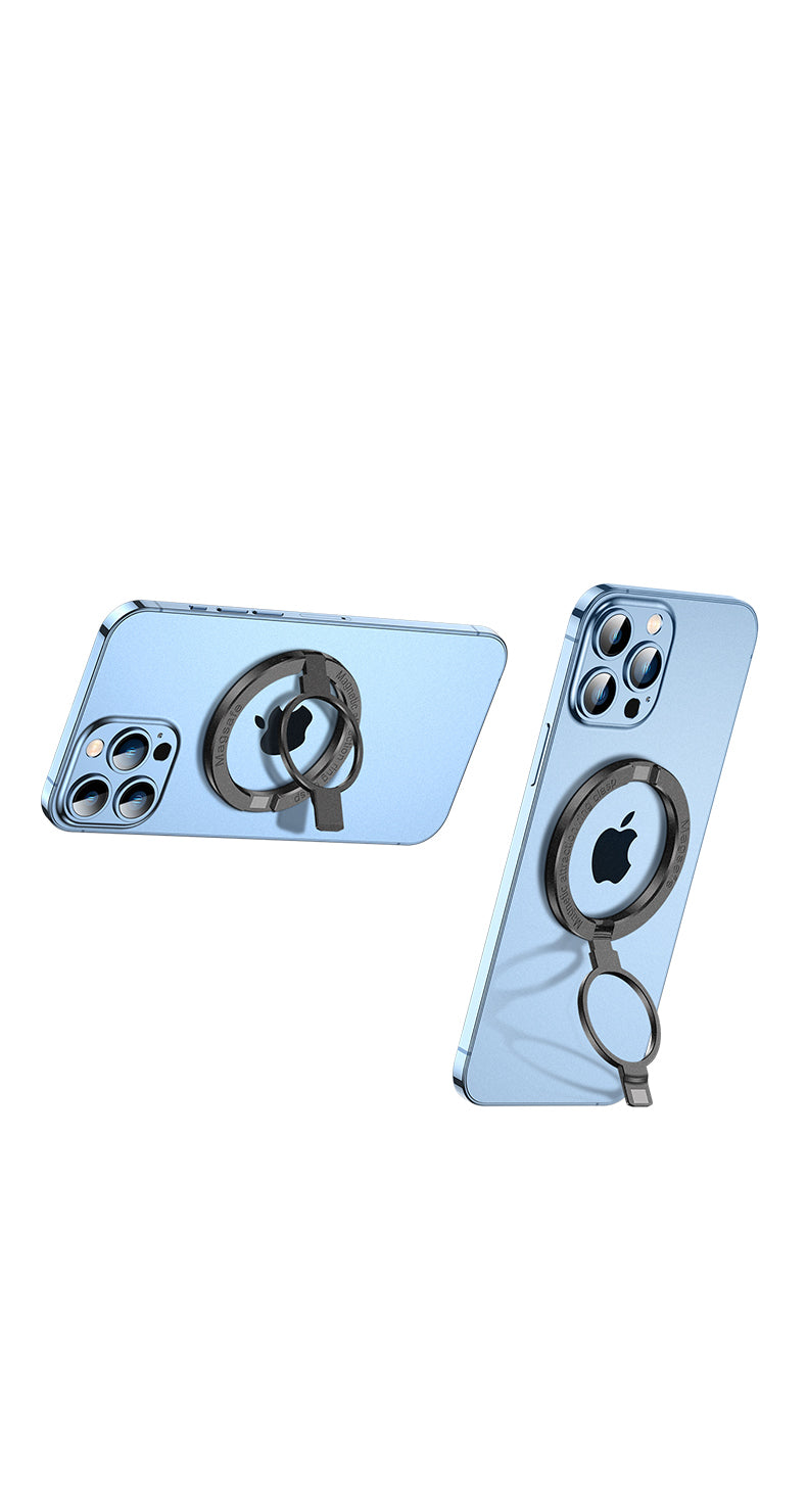 Phone Ring Holder Finger Kickstand 360 Rotation Foldable Metal Phone Gripper, Ring for Phone Case