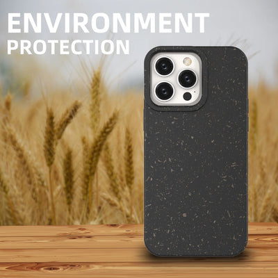 New products rubber case protector silicone mobile case Wheat straw case for iphone 14