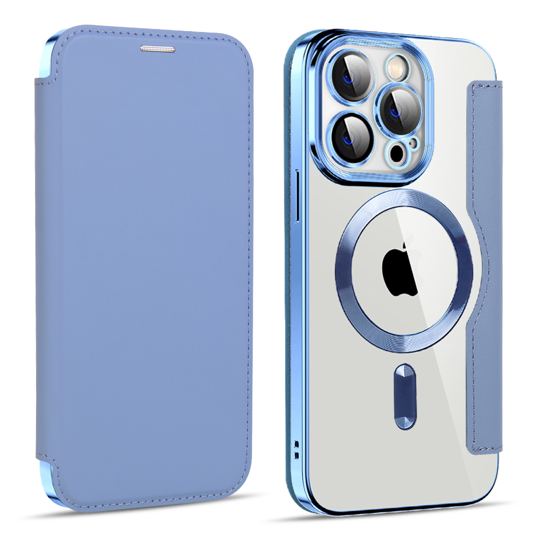 Sell well new type Magnetic suction business holster For Samsung Galaxy Phone Case Cover Pu + TPU Phone Case