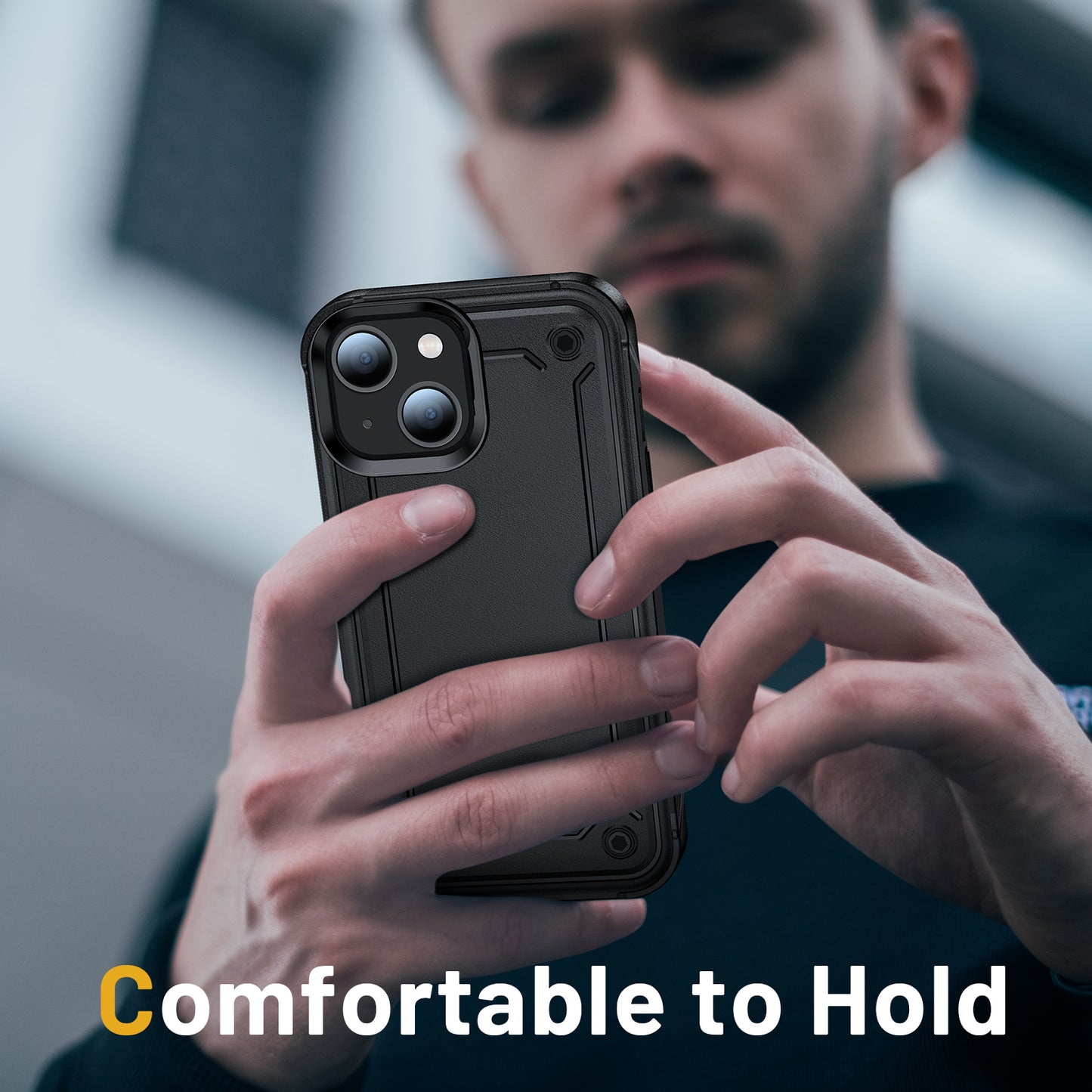 Phone Case Waterproof Shockproof Phone Cover Plain Solid Color Phone Case for iPhone 14