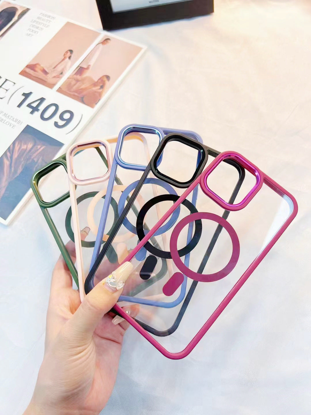 New luxury silicone 360 cover wireless charging phone case for iphone 12 clear plating cover