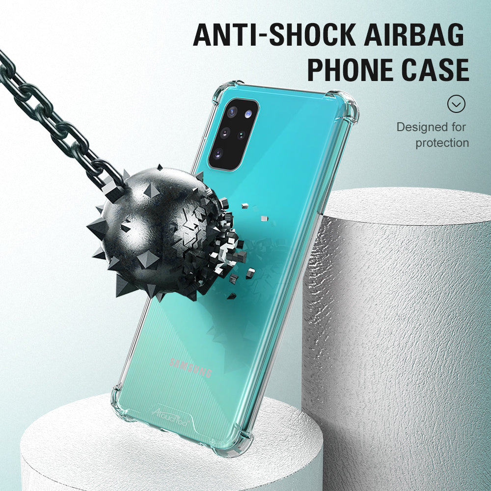 Atouchbo For SamSung A51 Case Clear Mobile Back Cover for SamSung Galaxy A51 Phone Cover Phone Case TPU PC Mobile Case