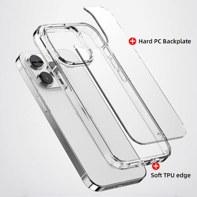 Wholesale Slim Shockproof Clear hard TPU Mobile Phone Case Cover for iphone 14 pro