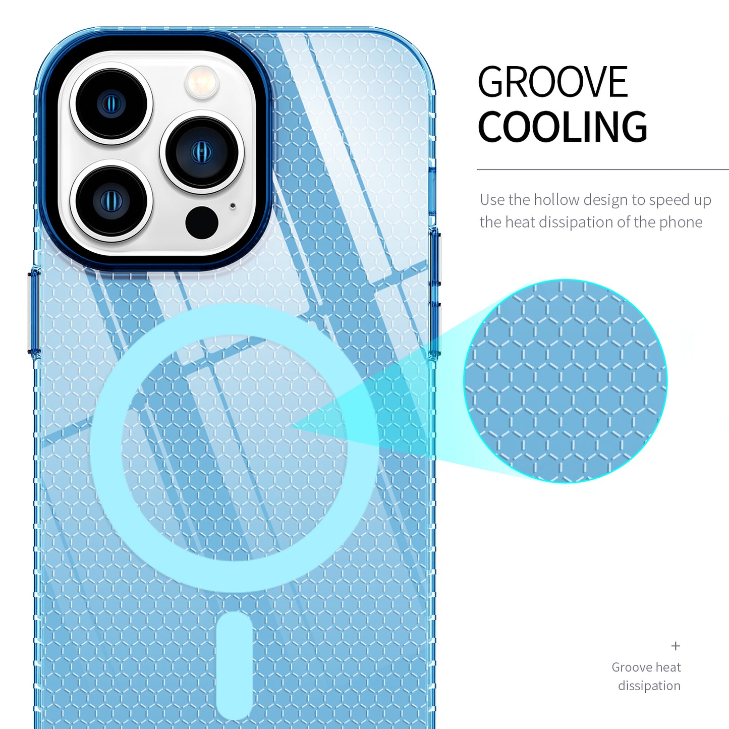 Gradient Colorful Magnetic shockproof Phone Case Wireless Charge Magnetic case Cover for iphone 14 pro case