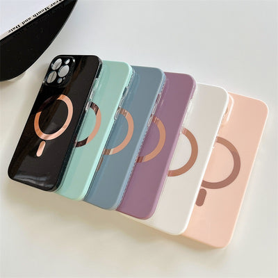 New Fashion New Design Luxury Magnetic Car Phone Cases For Iphone 14 13 12 11 pro Max