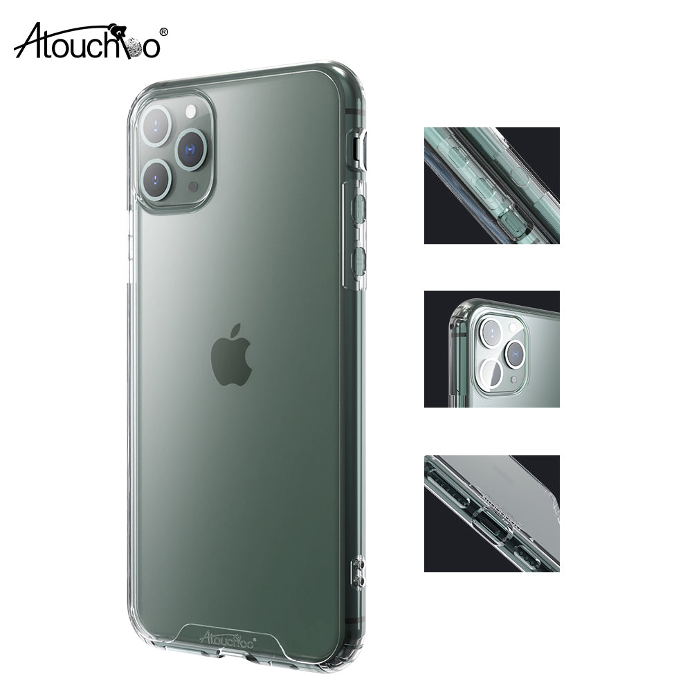 Atouchbo 6 in 1 OEM Service Set Anti-shock Armor Phone Case for iPhone XS Max XR 7 8 11 Pro 12 Back Cover Screen Protector Suit