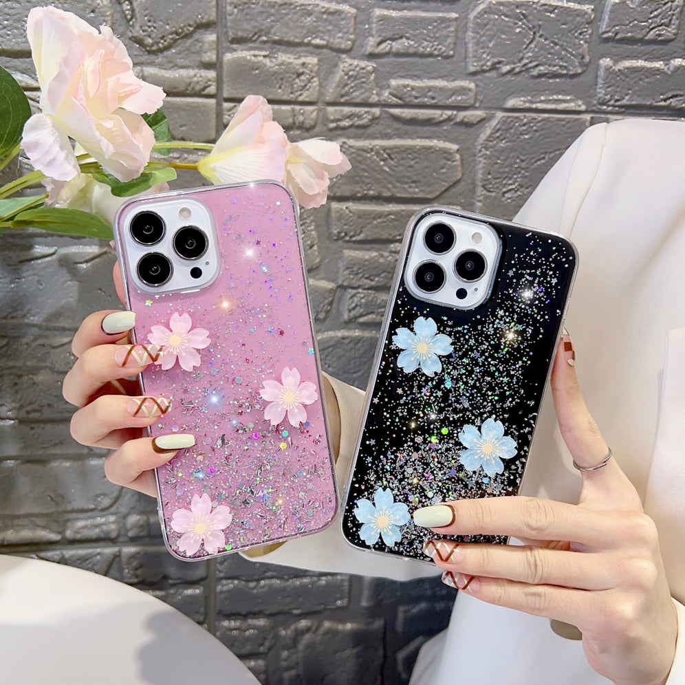 Ins Fashion Fresh Little Plum Blossom Style Shockproof Soft TPU Phone Case For iPhone 13 14 Pro Max