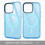Wholesale tpu pc wireless charging blue phone case for iPhone iphone 13 pro max
