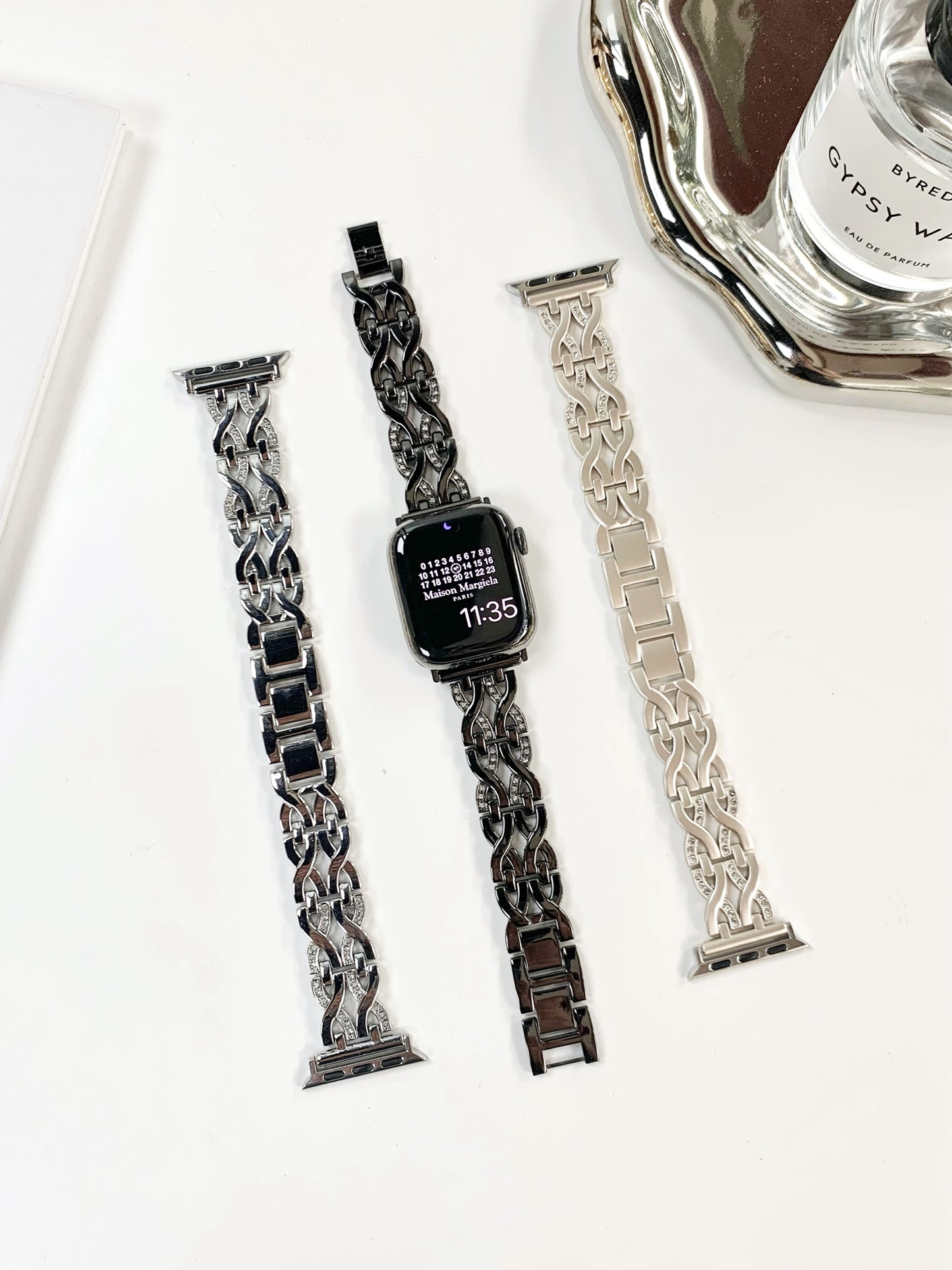 2023 New Style womens watch diamond band for apple diamond 41mm bands 38/40/41mm, 42/44/45/49mm