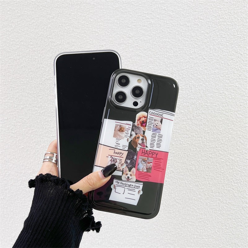 Transparent Cartoon Case For Iphone 11 12 13 14 Pro Max Xr X Xs Cute Fashion Cover