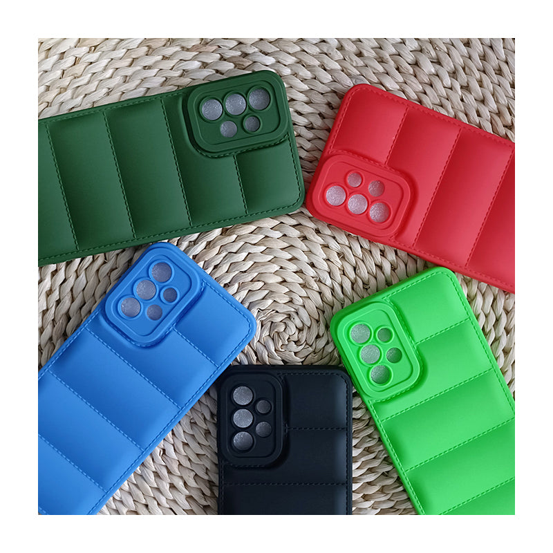 Ready To Ship Soft Touch Puffer Down Jacket Phone Case Cover for iPhone Samsung Xiaomi Phone Series