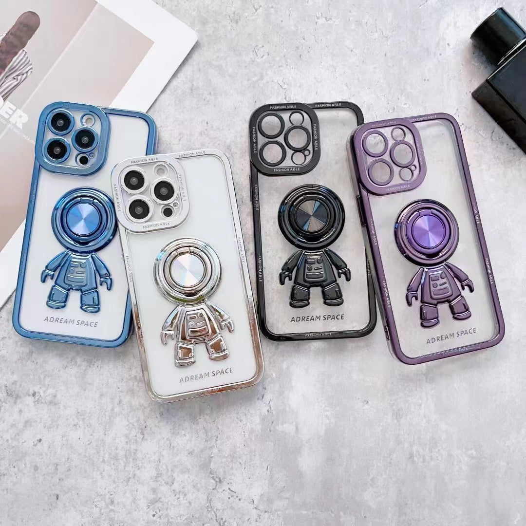 High quality Electroplate Silicone clear Phone Case Cute Cell Phone Case For iPhone 12 pro max