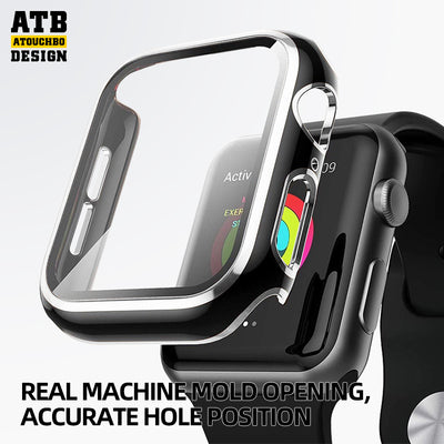 2023 Hot Selling Glass Screen Protector PC Material 49mm 38mm 40mm 42mm 44mm Smart Watch Cover for Apple Watch Series 8