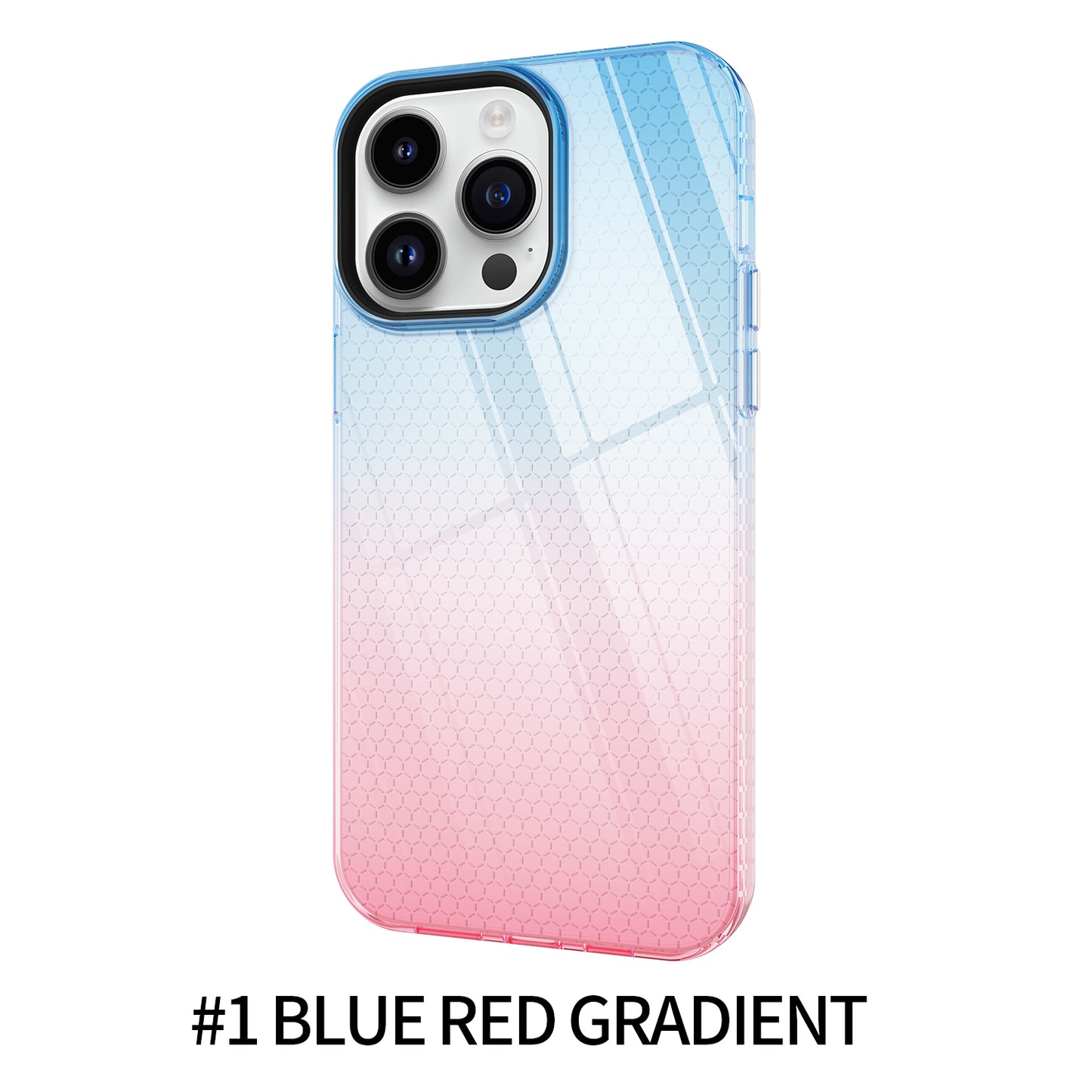 Luxury design phone accessories shockproof gradual change color mobile phone designer cases for iPhone 14 pro max