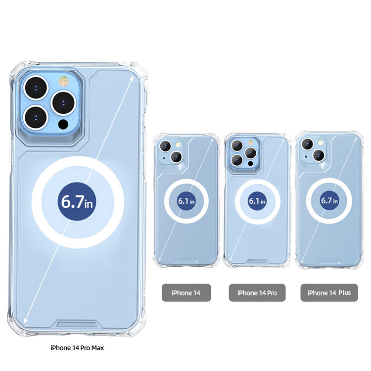 Custom Fashionable Water Proof Phone Cases TPU+PC Generation Crystal Diamond Armor Case Magnetic Enhanced Version Series