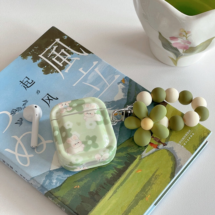 wholesale 2023 Luxury polka dot lens green flower rabbit mobile cover for iphone x 11 12 13 phone case