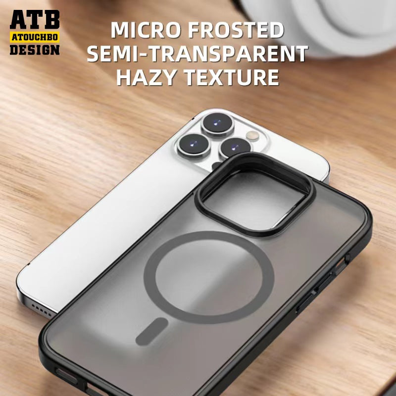 High end PC+TPU case Translucent Frosted Matte Case for Magsafe Magnetic Case For iPhone 14 13 12 Pro Max