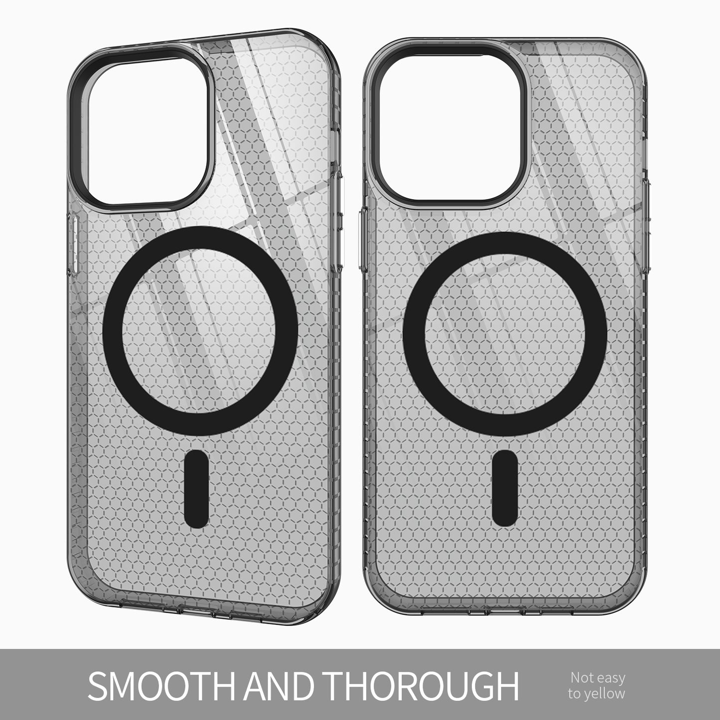 Luxury black wireless charging magnetic mobile phone case for iphone 13 pro max