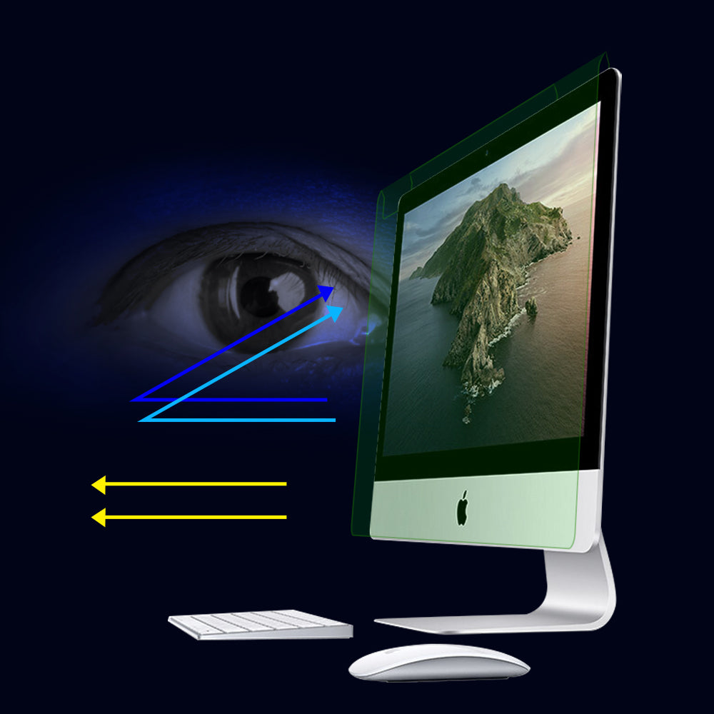Acrylic Green Hanging Board Healthy Anti Blue Ray Screen Protector Screen Shield Computer Anti Blue Light Monitor Screen Guard