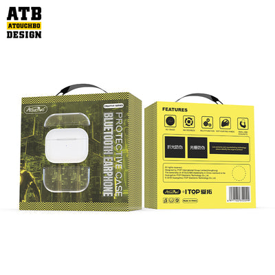 ATB TRANSPARENT TPU BLUETOOTH EARPHONE PROTECT COVER