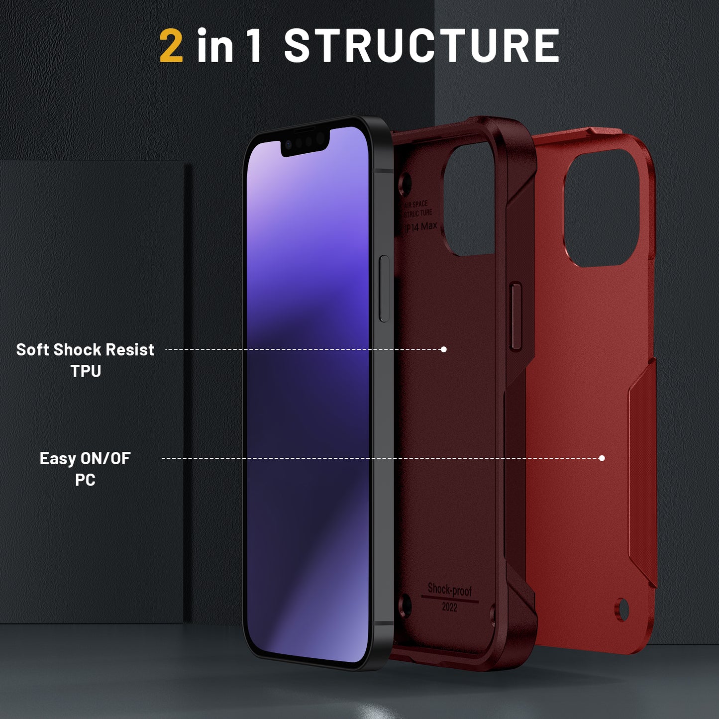 PC+TPU Two-In-One Mobile Phone Case For Motorola,60211