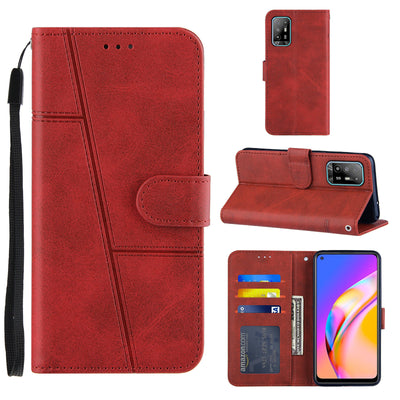 Simple Two-Tone Calfskin Phone Case For Sony,1010