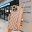 Plated Lambskin Wrist Strap Phone Case For OPPO,704