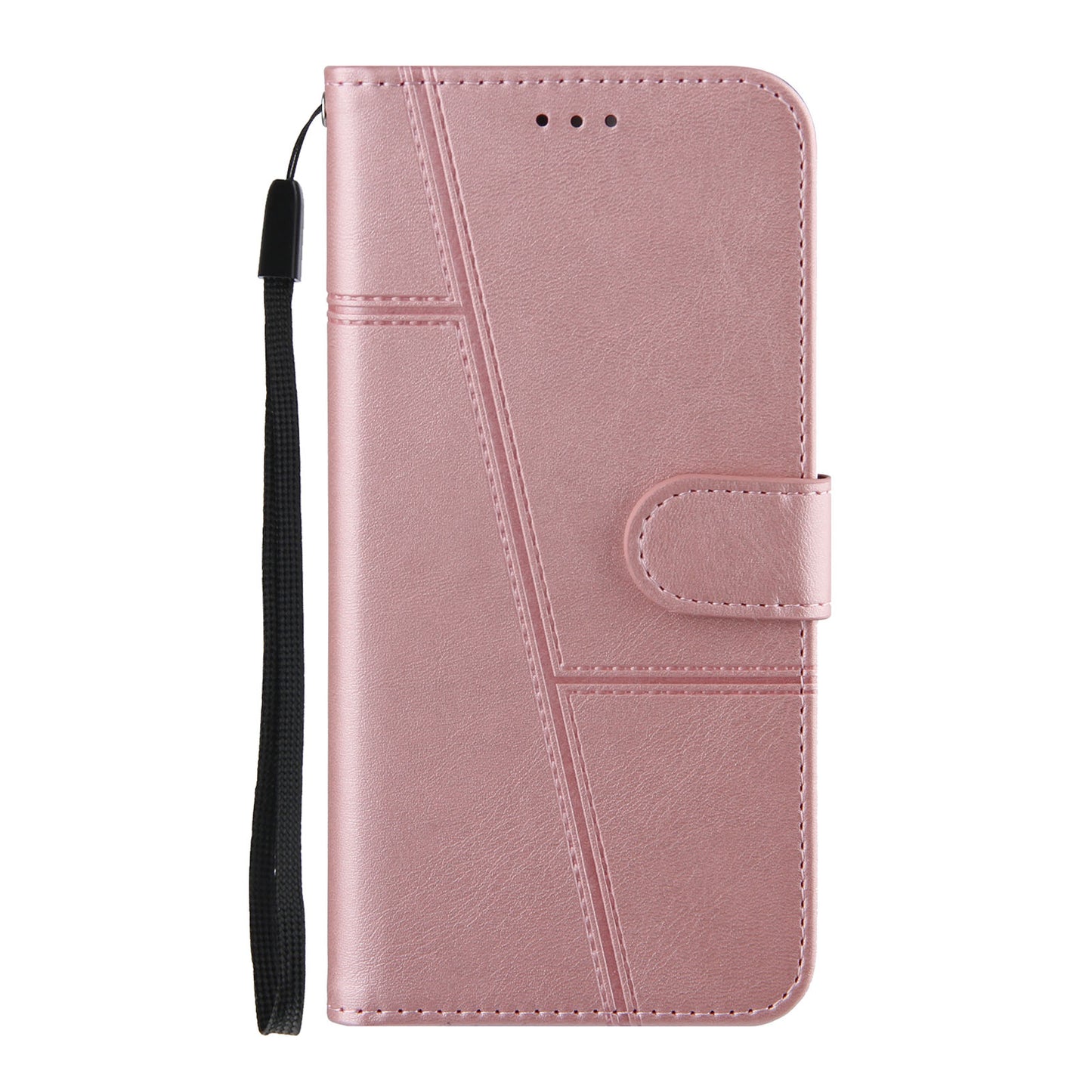 Simple Two-Tone Calfskin Phone Case For VIVO,1010